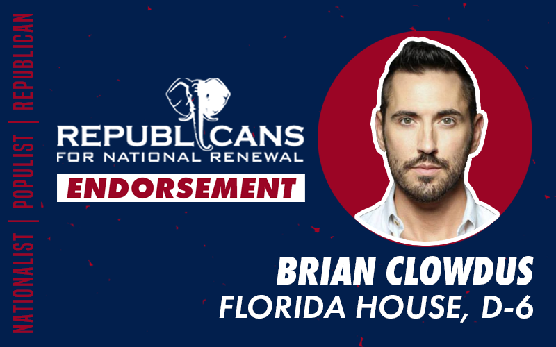Republicans for National Renewal Endorses Brian Clowdus for State Representative