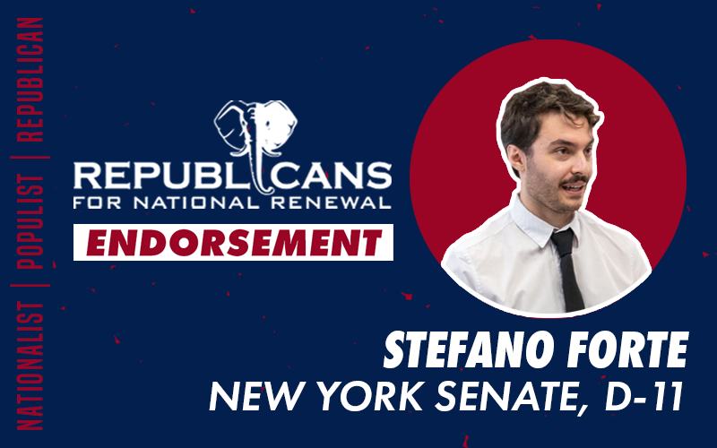 Republicans for National Renewal Endorses Stefano Forte for State Senate
