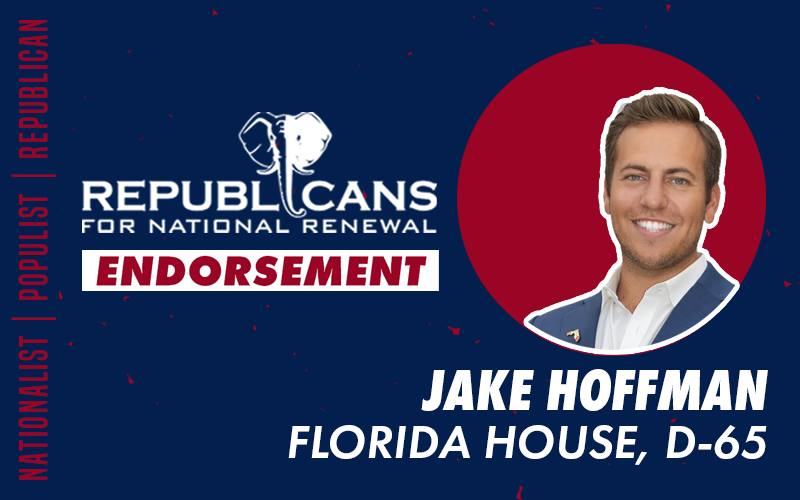 Republicans for National Renewal Endorses Jake Hoffman for State Representative
