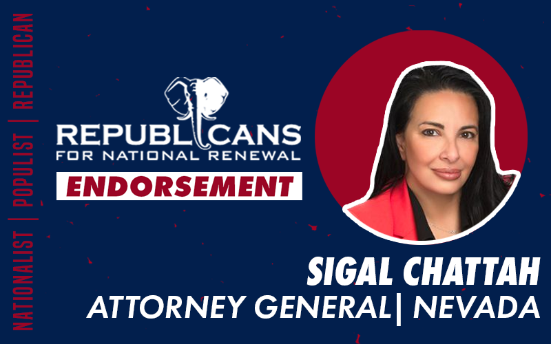 Republicans for National Renewal Endorses Sigal Chattah for Attorney General of Nevada