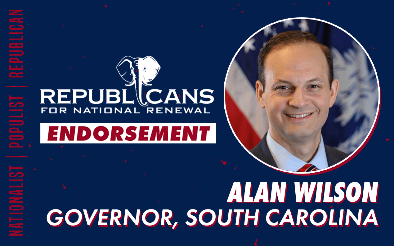 Republicans for National Renewal Endorses Alan Wilson for Governor