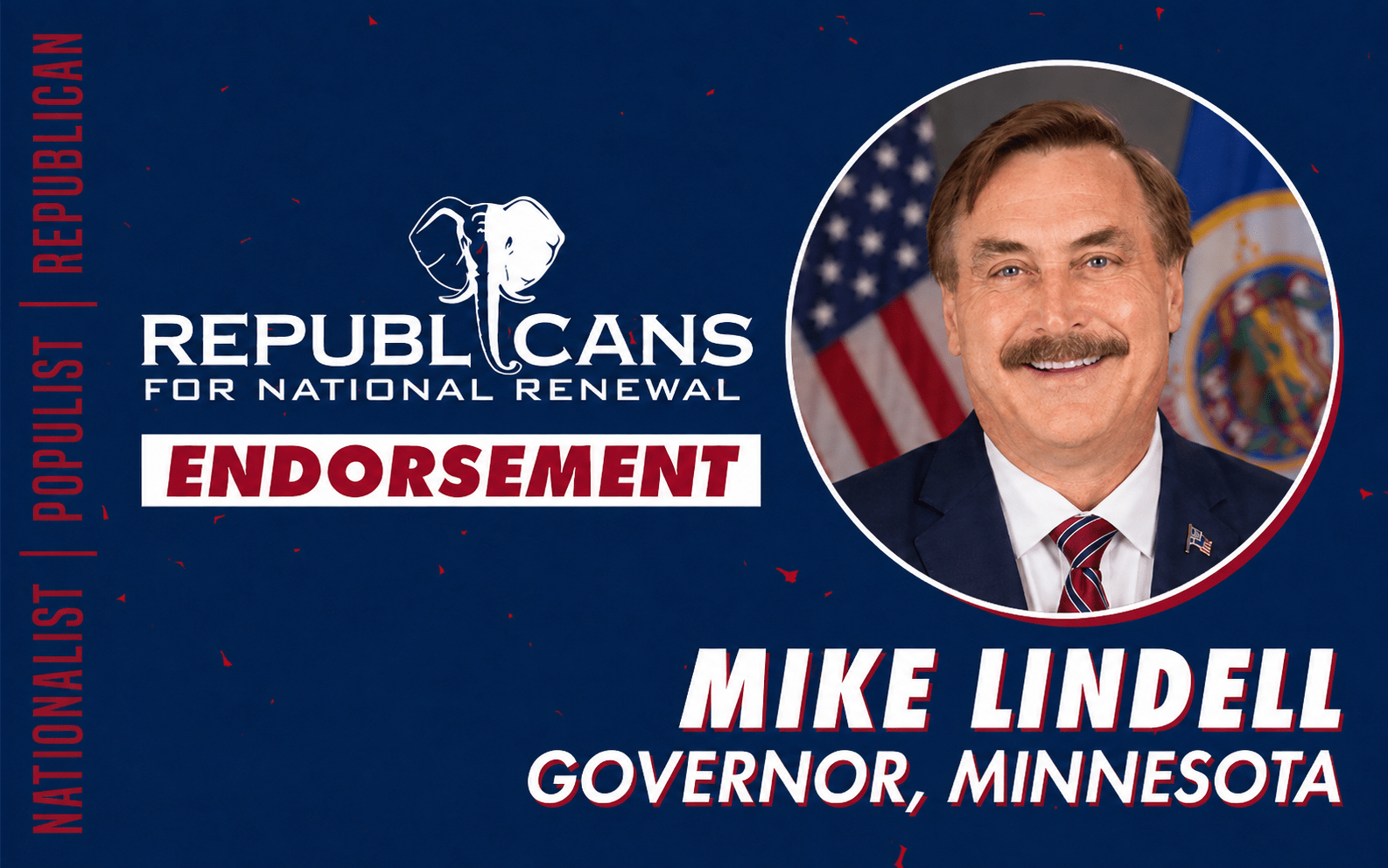 Republicans for National Renewal Endorses Mike Lindell for Governor